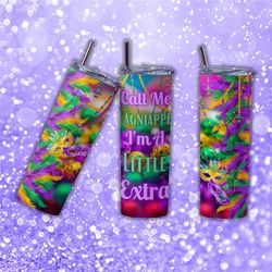 mardi gras tumbler, cup for mardi gras, louisiana tumbler, stainless steel mardi gras tumbler, mardi gras party cup, cup