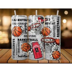 basketball insulated tumbler, basketball gifts, basketball cup