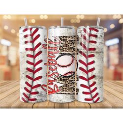 Baseball Mom Mama Insulated Tumbler, Gift for Her, Gift for Mom, Leopard Print Baseball, Leopard Print Cup, Baseball Mam