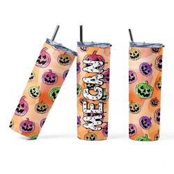 custom halloween tumblers, cute halloween mugs, halloween bachelorette, personalized colorful pumpkin tumbler