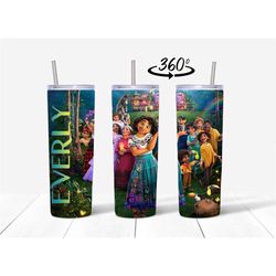 encanto tumbler, custom encanto gift, disney tumbler, encanto gifts, personalized kids tumbler, disney gifts, encanto cu