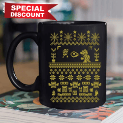 best christmas gifts mario game fans christmas mug, merry christmas, happy holidays