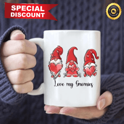 love my gnomies valentines day mug, valentines day ideas, best valentines gifts for her