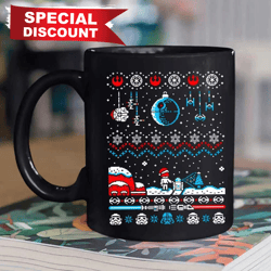 Star Wars Mug, Best Gifts For Star Wars Fans, Merry Christmas, Happy Holidays