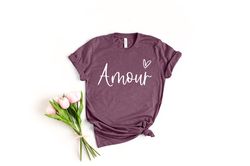 amour shirt, love shirt, gift to women, cute valentines day shirt, womens valentine, valentines shirt