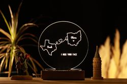 personalized football coach night light for dad, gifts for dad, personalized coach