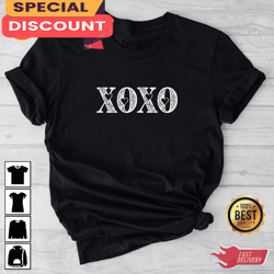 valentines couple xoxo valentines day shirt, gift for her, gift for him, lover gift