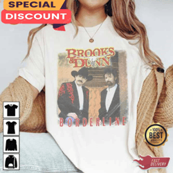 1996 Brooks Dunn Borderline Unisex T-Shirt For Fans, Gift For Fan, Music Tour Shirt