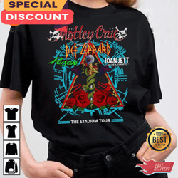 Def Leppard Motley Crue 2022-2023 Poison The Blackhearts Shirt, Gift For Fan, Music Tour Shirt