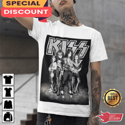 kiss band hard rock band shirt, gift for fan, music tour shirt