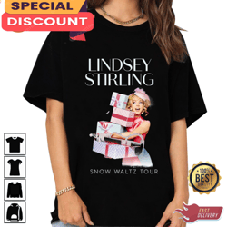 Lindsey Stirling Concert 2023 Snow Waltz Tour T-shirt, Gift For Fan, Music Tour Shirt
