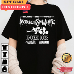 Motionless In White The Touring The End Of The World Tour 2023 T-shirt, Gift For Fan, Music Tour Shirt