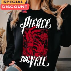 pierce the veil t shirt hardcore band tees, gift for fan, music tour shirt