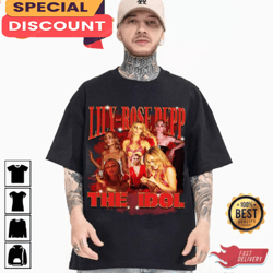 the weeknd lily-rose depp the idol 2023 movie fan t-shirt, gift for fan, music tour shirt