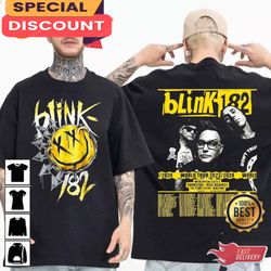 the world tour 2023 2024 rock and roll concert blink 182 shirt for fans, gift for fan, music tour shirt