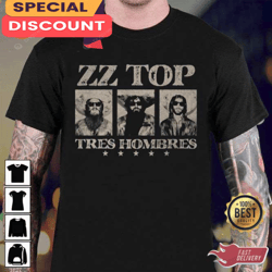 the zz top american rock band unisex cotton t-shirt, gift for fan, music tour shirt