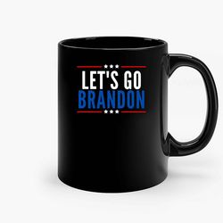 Lets Go Brandon Star Ceramic Mugs, Funny Mug, Gift for Him, Gift for Mom, Best Friend gift