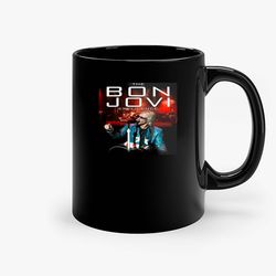 live an concert bon jovi experince ceramic mugs, funny mug, gift for him, gift for mom, best friend gift