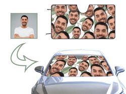 personalised photo car sun visors, customised avatar sun visors, car accessories