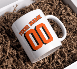 cleveland football coffee mug, cleveland football mug, cleveland mug, browns, custom name mug, browns lovers, mug, brown