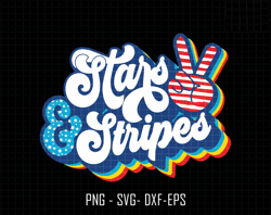 star and stripes svg, red white blue svg, usa flag svg, peace hand sign