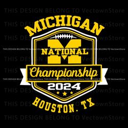Michigan College Football National Championship 2024 Svg, Trending Digital File