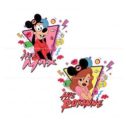 His Roxanne And Her Max Valentine PNG, Trending Digital File