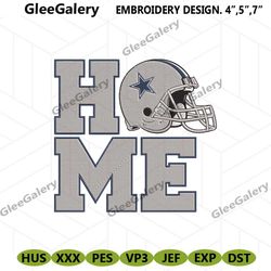 dallas cowboys home helmet embroidery design download file
