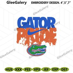 florida gators pride embroidery files, ncaa embroidery files, florida gators file.