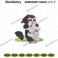 mackenzie bluey embroidery download, cute mackenzie embroidery download file, bluey cartoon design embroidery files