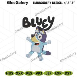 bluey embroidery digital instant, funny bluey embroidery instant download, bluey heeler embroidery