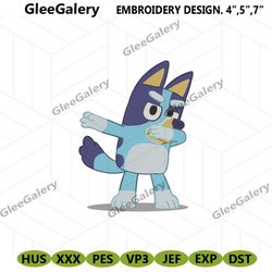 bluey embrioidery files design, bluey dog machine embrioidery design, bluey cartoon embrioidery digital download