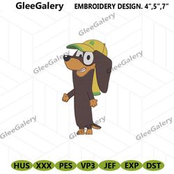 snickers bluey machine embroidery digitals design, bluey family embroidery digital files, bluey dog embroidery download