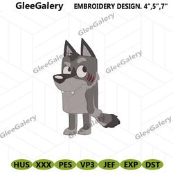 vayr embroidery digital, bluey cartoon embroidery download flie, bluey character digital download, vayr bluey cartoon in