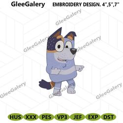 bluey uncle stripe embroideryinstant files, uncle stripe design digital file embroidery download, cartoon digital file d