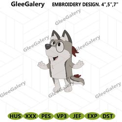 smile bluey character embroidery download file, dog family bluey embroidery instant digital, bluey cartoon manchine embr