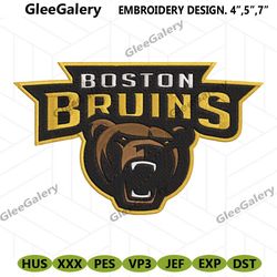 boston bruins embroidery design, nhl embroidery designs, boston bruins embroidery instant file