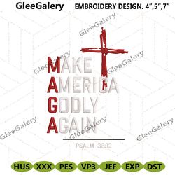 maga make america machine embroidery design
