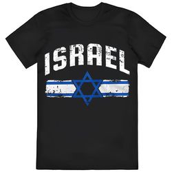 israel flag coat of arms t-shirt