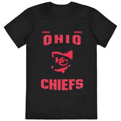 kansas city chiefs i may live in ohio but on gameday my heart and soul belongs to chiefs shirt