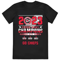 kansas city chiefs super bowl champions 1970 2020 2023 go chiefs shirt