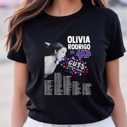 guts olivia world tour shirt, olivia tour 2024 guts shirt