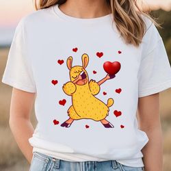dabbing llama funny valentine t-shirt, gift for her, gifts for him
