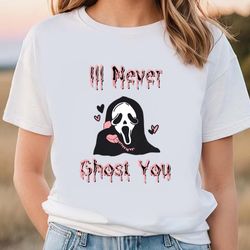 ghost face valentine t-shirt, gift for her, gifts for him