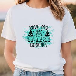 gnomes lover valentine t-shirt, gift for her, gifts for him