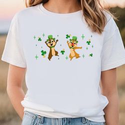 chip and dale patricks day shirt disney shamrock shirt, gift for her, gift for him