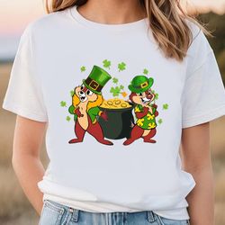 chip and dale st patricks day funny shirt, gift for her, gift for him