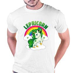 cute st patricks day rainbow lepricorn unicorn leprechaun t-shirt, gift for her, gift for him