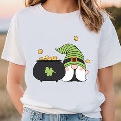 gnome st patricks day shirt, gift for her, gift for him