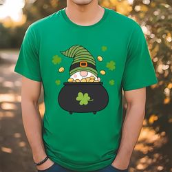 gnome st patricks day t-shirt, gift for her, gift for him